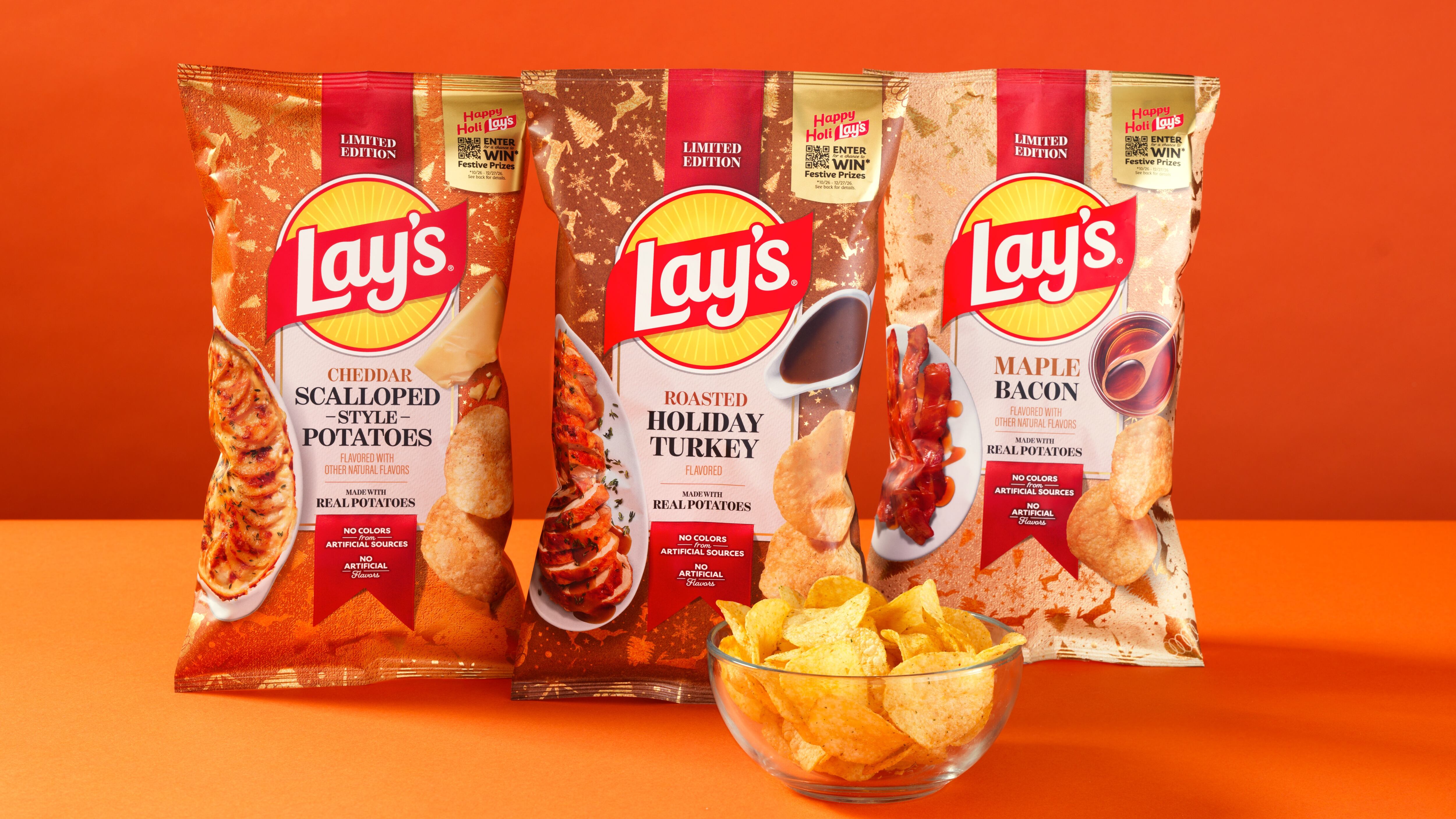 Lay’s Plans Holiday-Inspired Chip Flavors for Store Releases