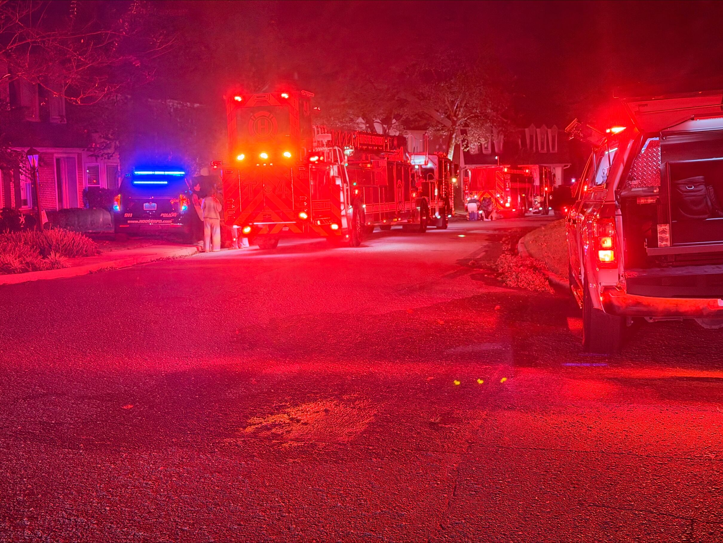 Six Displaced After Sunday Night Fire at Hoover Townhome Complex
