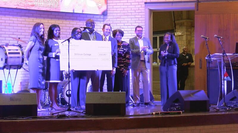 The Alabama Power Foundation presented a check for $125,000 to Stillman College as the school...