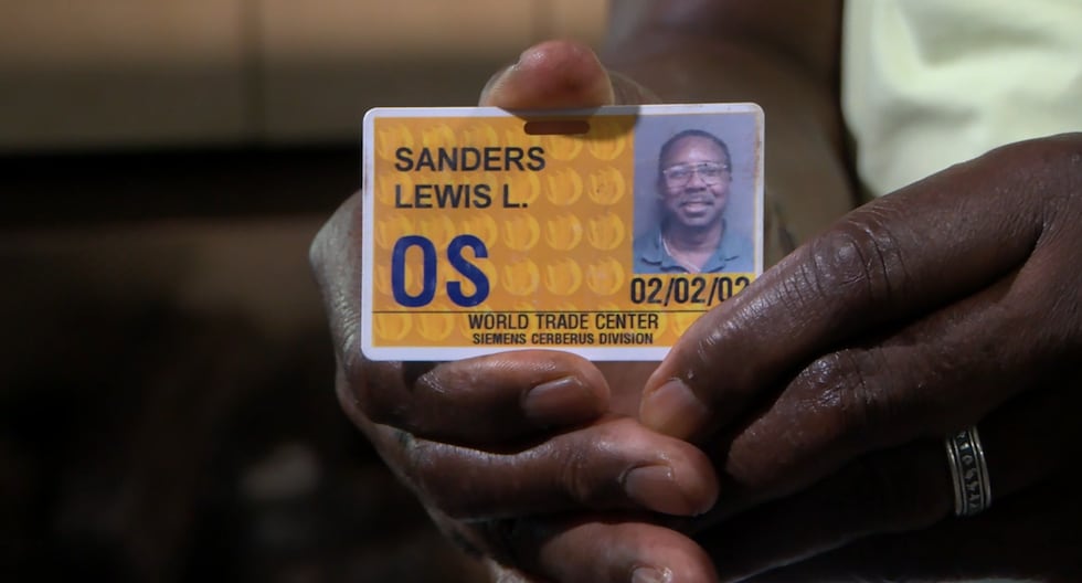 Lewis Sanders, an Alabama man, was working on the 81st floor of the World Trade Center's North...