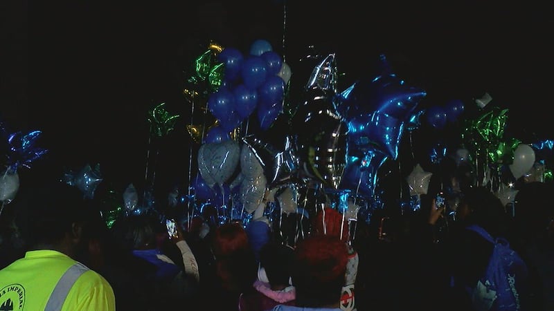 Community members gathered Thursday night to honor the life of Korderrian De’Vante Sims Jr., a...