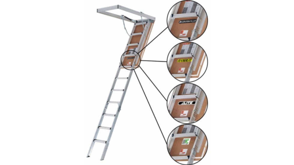 More than 1.7 million attic ladders sold at Home Depot, Lowe’s and other retailers were...