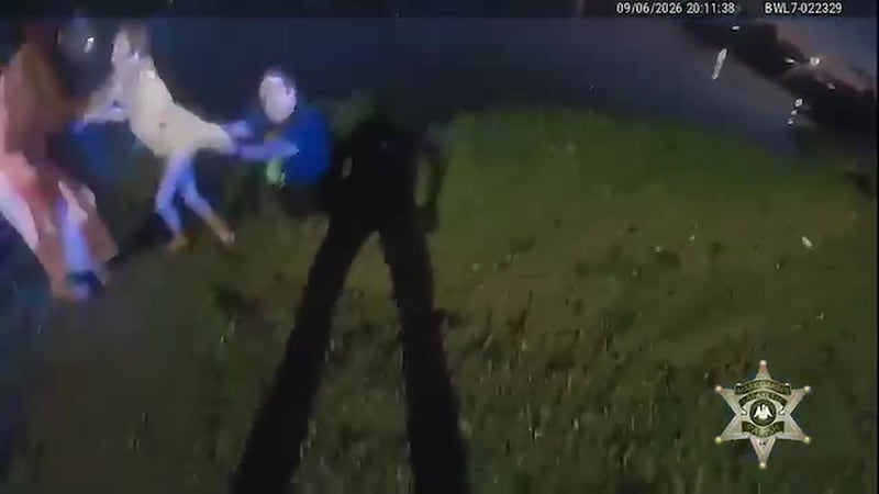 A sheriff’s deputy is being credited with rescuing a nonverbal child who had wandered into a...