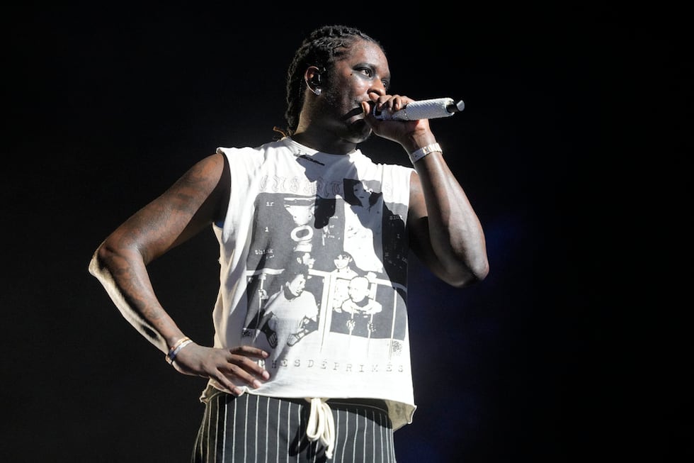 Young Thug performs during the Summer Smash Music Festival on Sunday, June 22, 2025, in...