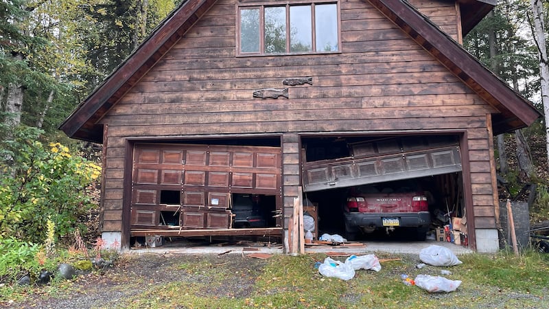 A bear broke into this Rabbit Creek garage Sunday night