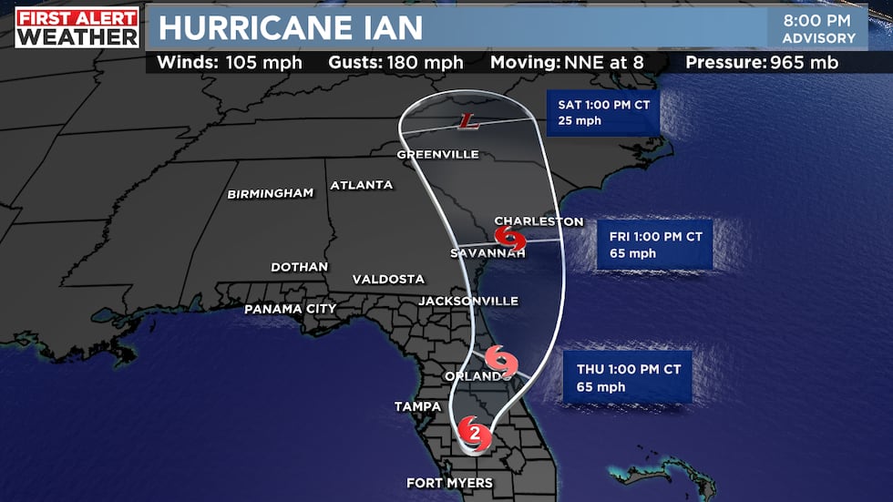 FIRST ALERT: Ian brings flooding rains to central Fla.; Pleasant ...