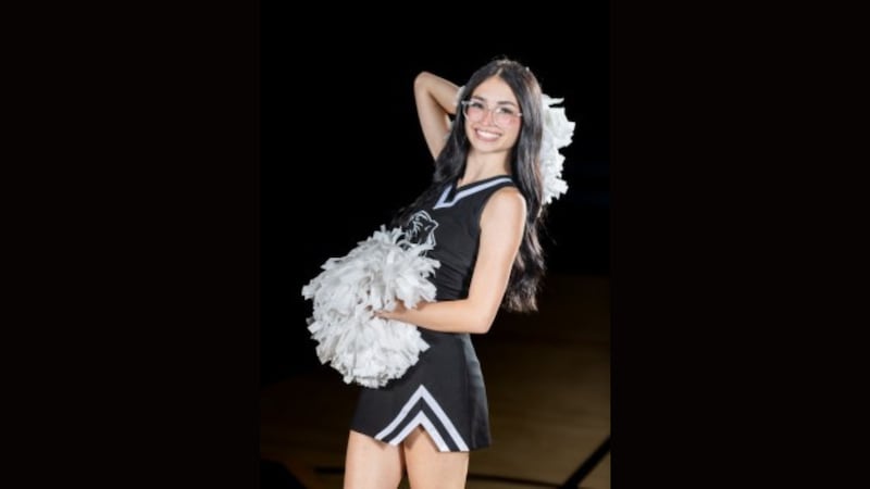Kimber Mills cheerleading