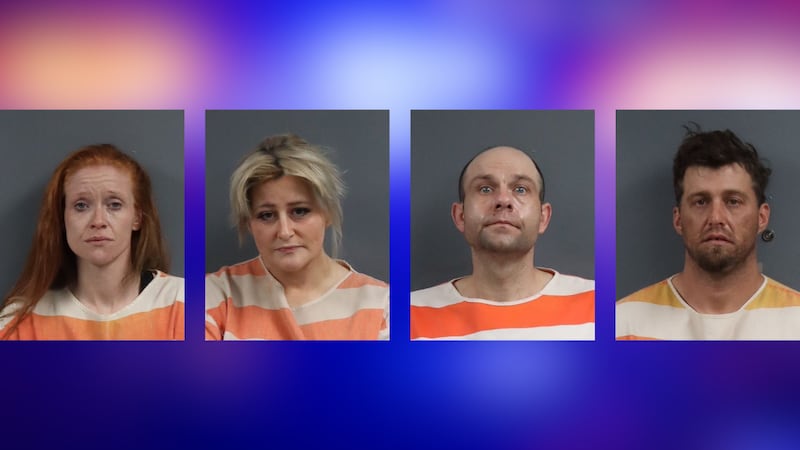 (From left to right) Cicily Pendley, Ashley Brom, Tony Garrison and Matthew Atchley were...