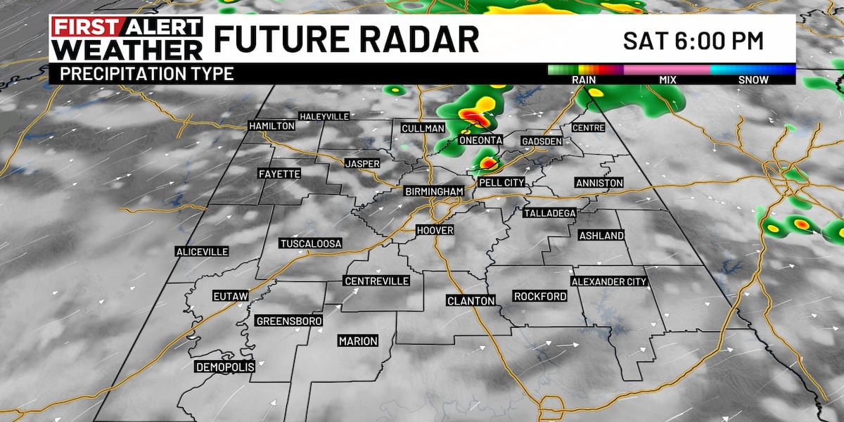 First Alert Weather: Isolated storm chance Saturday