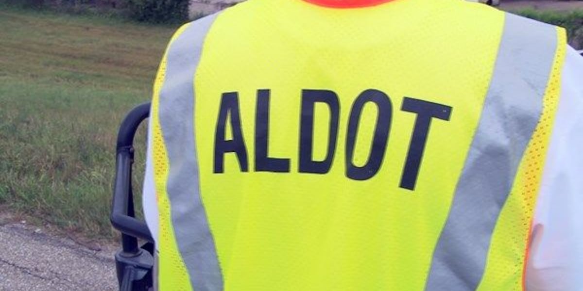 Aldot Sign ALDOT prepares for months-long road work in Tuscaloosa
