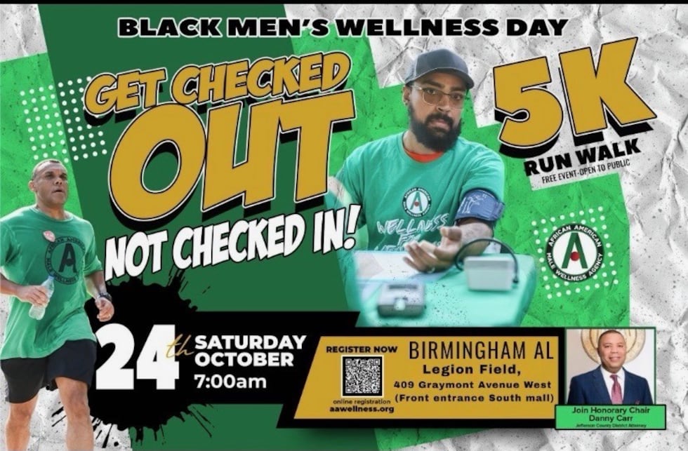 Black Men’s Wellness Day, 5K set to take place in Birmingham