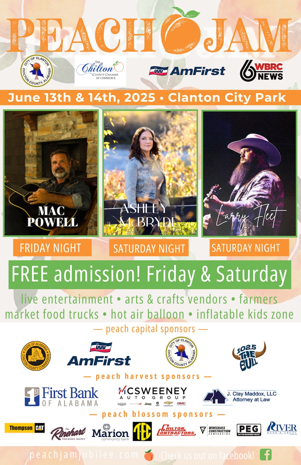 2025 Peach Jam Jubilee