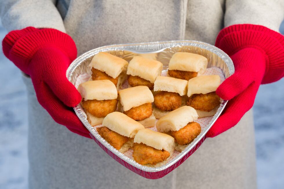 Chick-Fil-A Valentine's Day trays