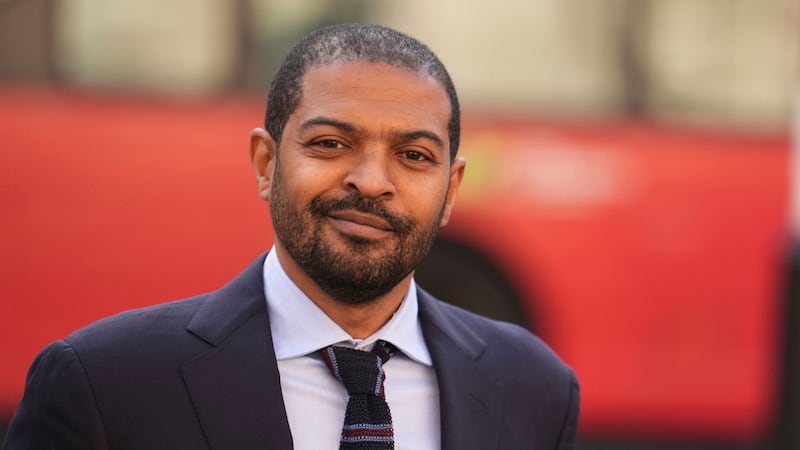 Noel Clarke arrives at the Royal Courts of Justice in London ahead of the start of his libel...