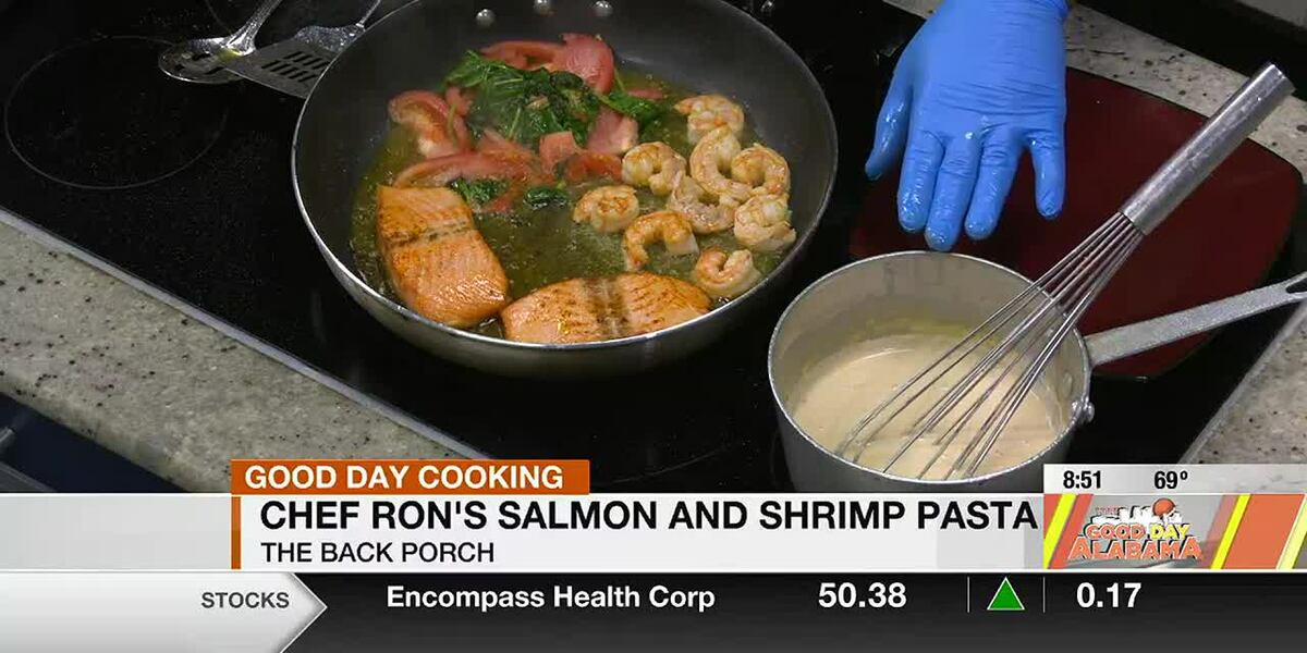 Ron Rippley Chef Chef Ron: Salmon and Shrimp Pasta