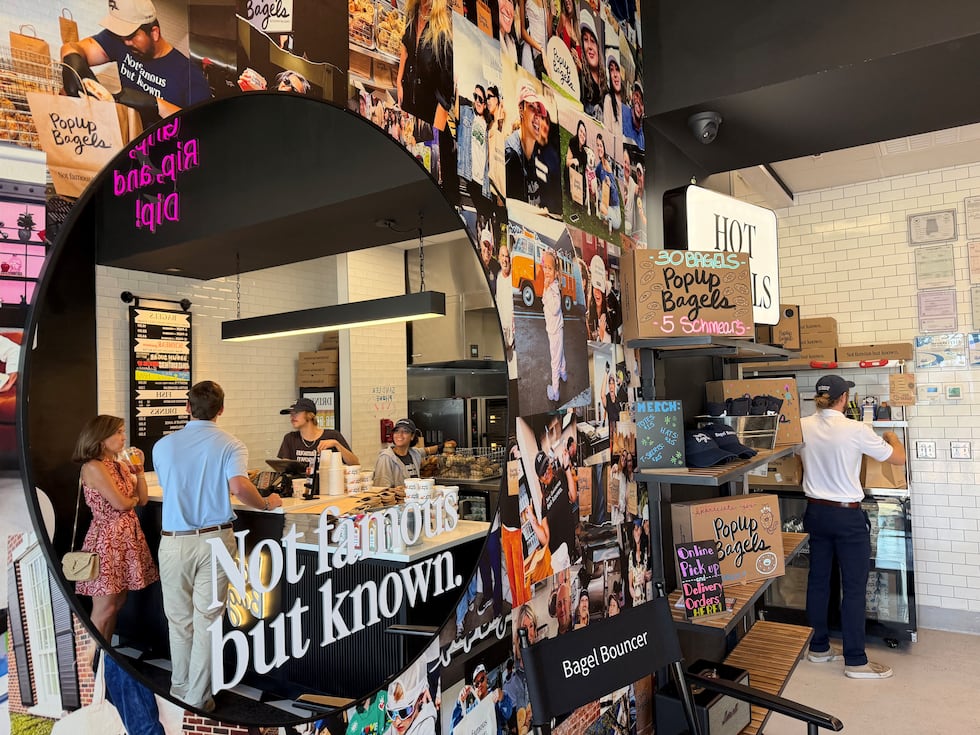 The PopUp Bagels Birmingham location is located at 329 Summit Blvd.