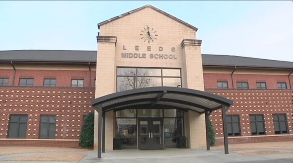 Leeds Middle School. Source: WBRC video