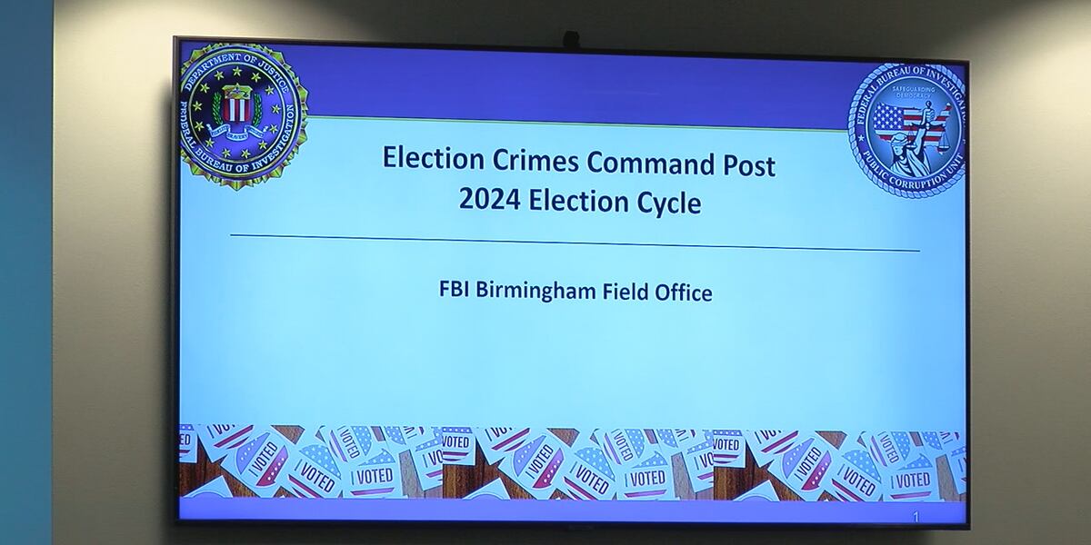 Fbi Command Post Rear FBI Birmingham sets up command post ahead of Election Day