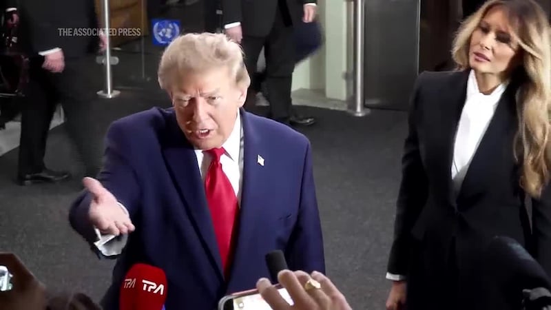 President Donald Trump began his United Nations visit by telling a prominent U.S. journalist,...