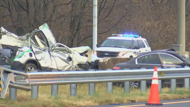 A multi-vehicle crash on Interstate 59 Tuesday left one person dead.