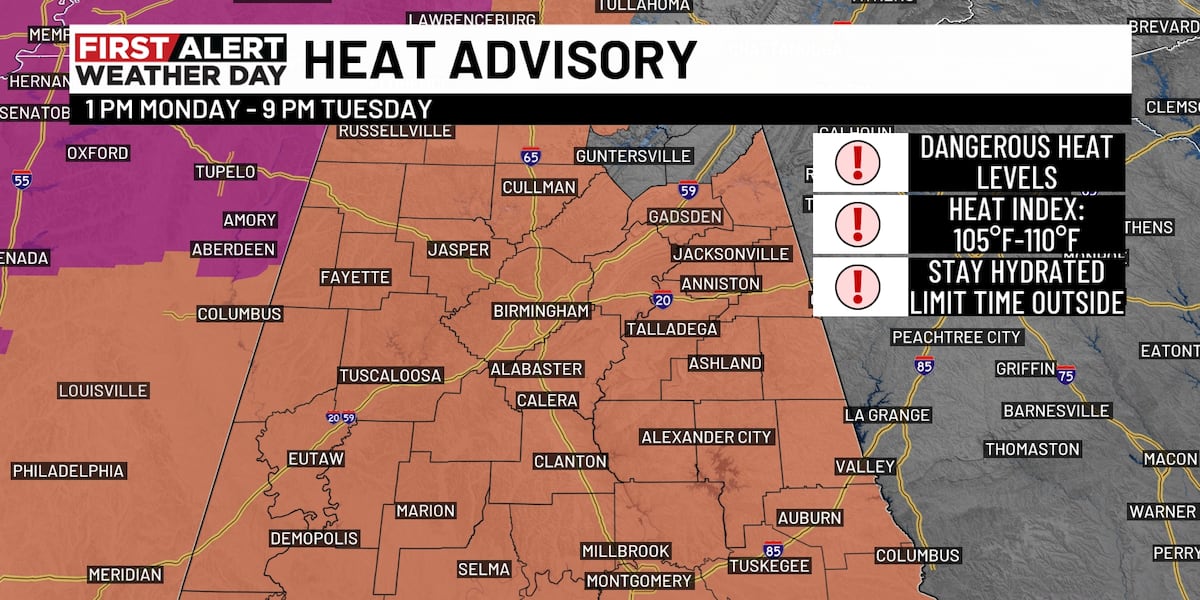 First Alert Weather Day: Morning storms, then dangerous heat this afternoon