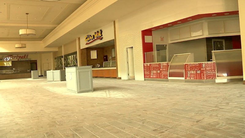 A last look inside the Brookwood Village food court.