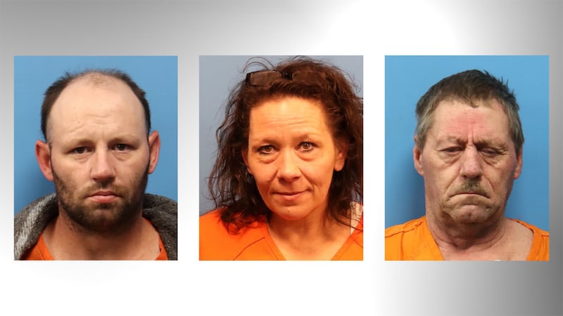 From left to right: Ryan Seth Horton, Elizabeth Whitner, and Johnny Horton.