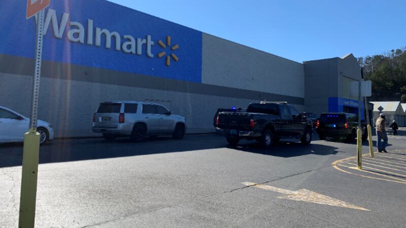 Police say shots were fired just before noon Tuesday inside the Walmart in Trussville.
