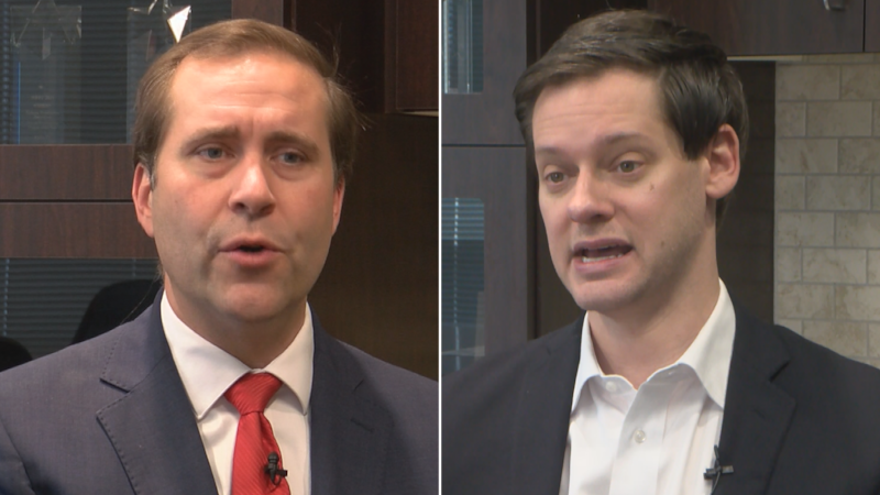 Meet the candidates for Lieutenant Governor: John Wahl (left) and Phillip Ensler (right).