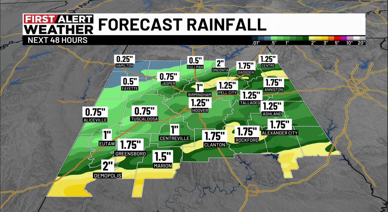 Flash Flood Warnings Issued for Central Alabama as Storms Loom — image 2