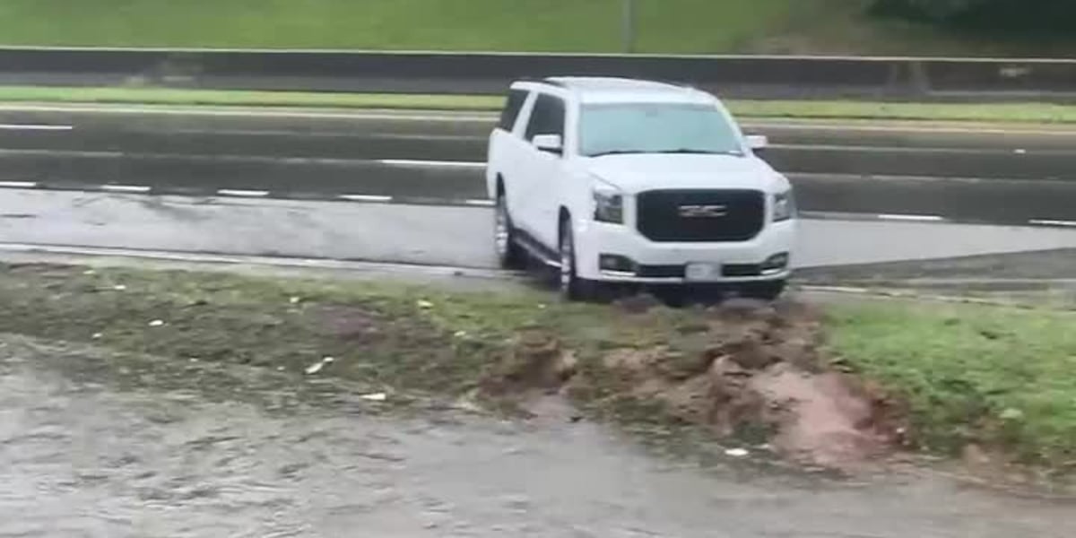 Tuscaloosa hit with flash flooding near DCH, parts of McFarland Boulevard closed