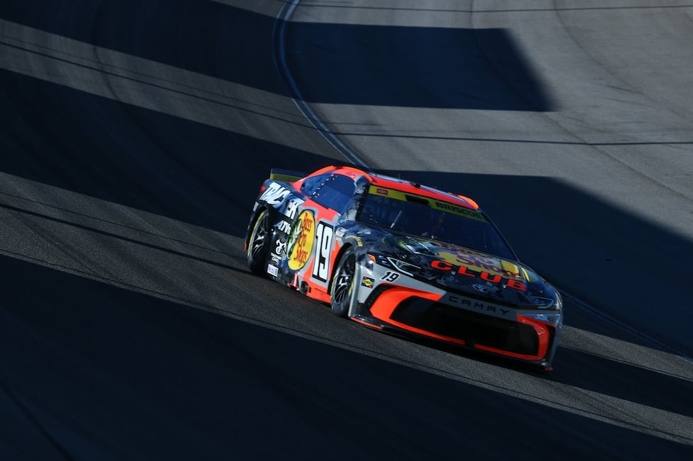 Chase Briscoe navigates Turn 1 during a NASCAR Cup Series auto race Sunday, Oct. 4, 2026, in...