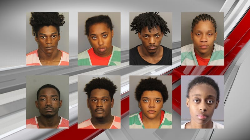 8 suspects arrested in connection with death of Mahogany Jackson.