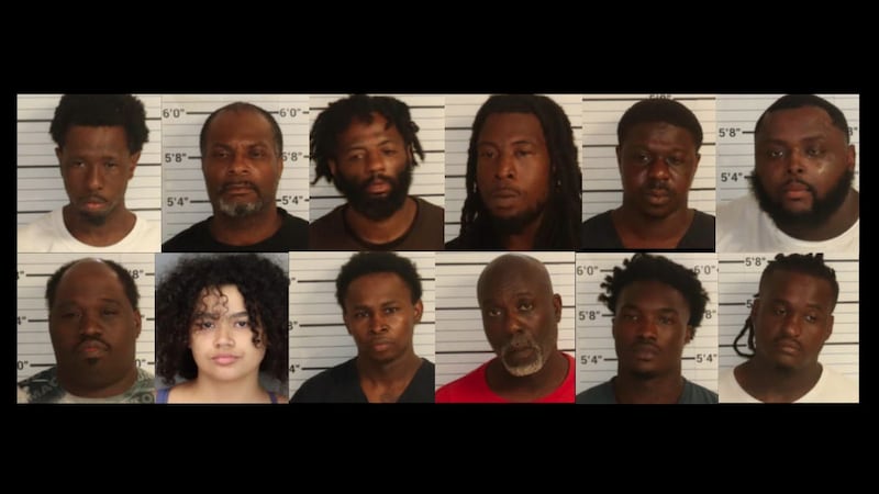 Memphis police arrested 12 people accused of stealing approximately $110,000 worth of...