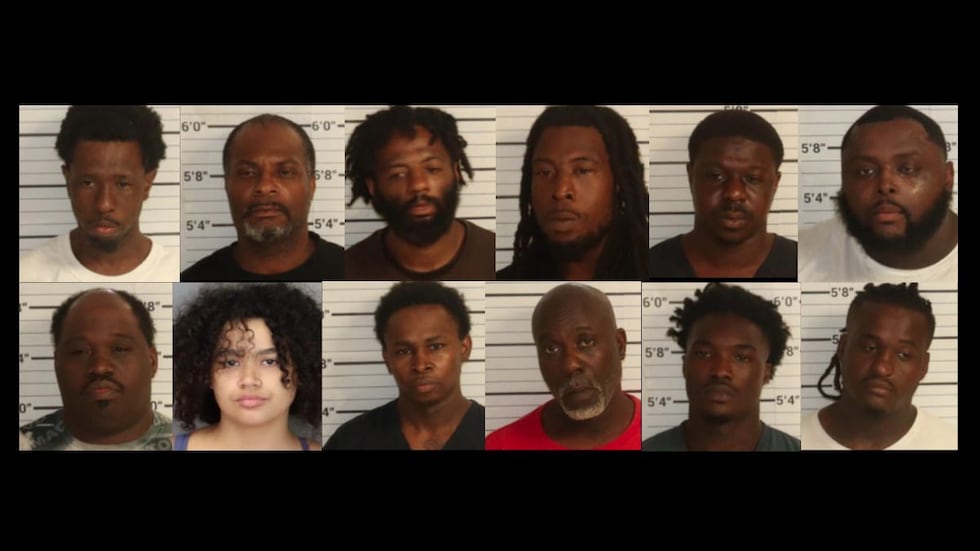 Memphis police arrested 12 people accused of stealing approximately $110,000 worth of...