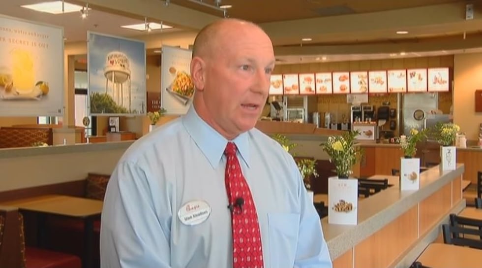 Mark Meadows owns the Chick-fil-a restaurant on Highway 280. Source: WBRC video