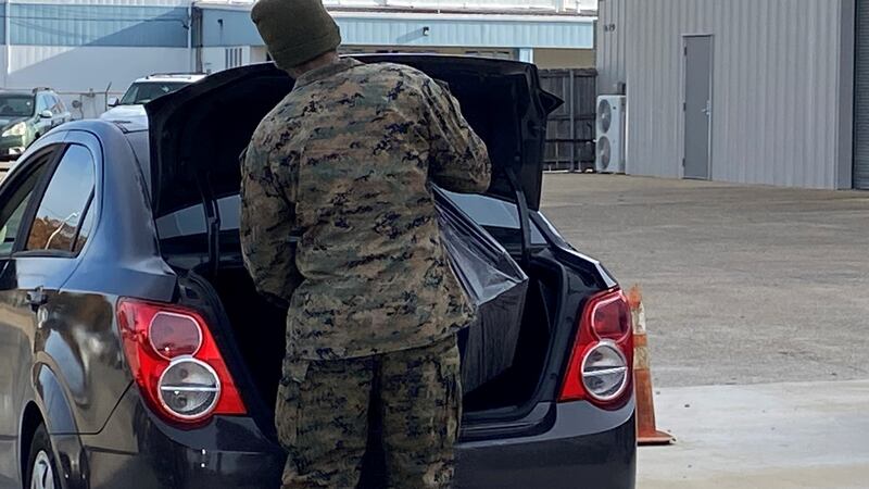 Toys For Tots fulfilled requests for folks needing gifts for children with people picking up...