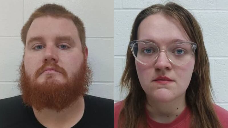 Andrew McVicker and his wife, Abbigale, were arrested on complaints of exploitation and...
