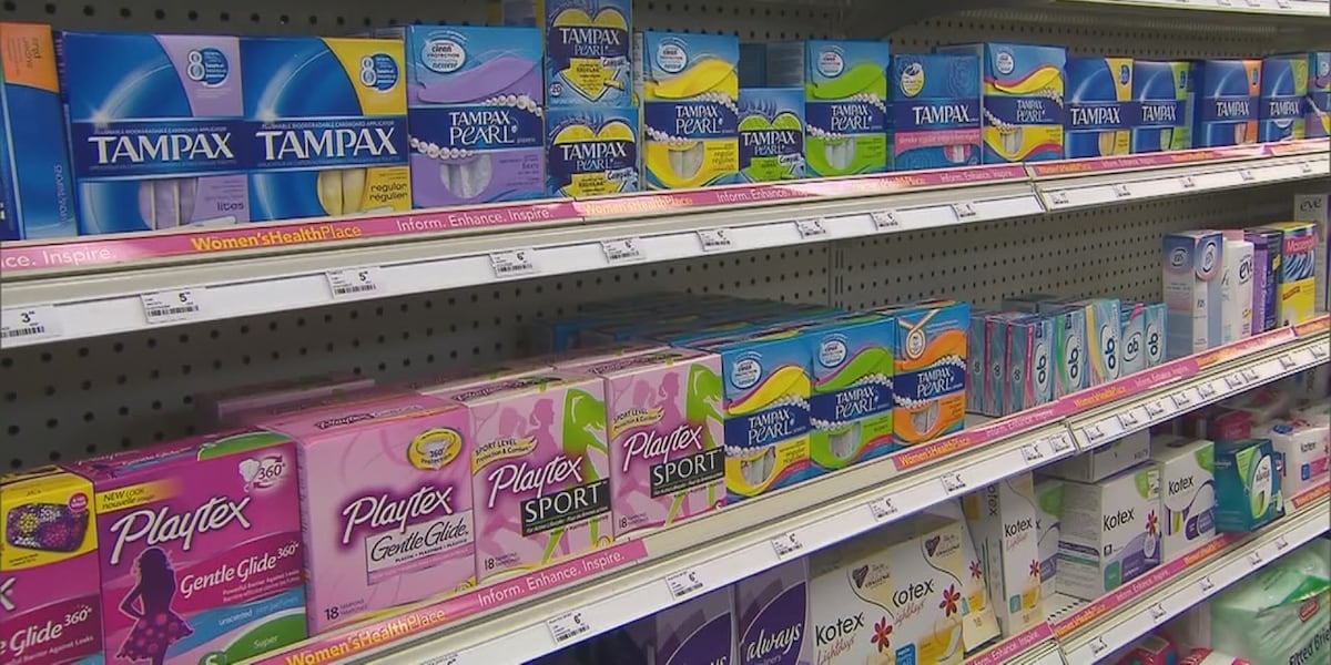 Gov. Ivey signs bill providing free feminine hygiene products in low