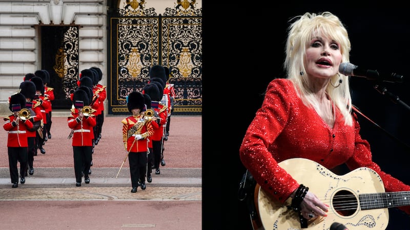 FILE: Members of the public watch the Changing of the Guard ceremony at Buckingham Palace,...