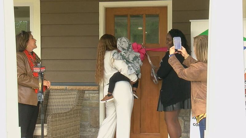 Two homes were dedicated to Nick and Terry Saban by Habitat For Humanity Tuscaloosa.