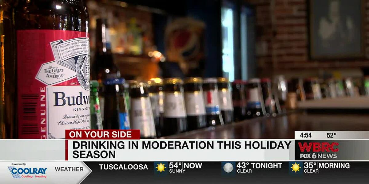 Alcohol Moderation Program Drinking in moderation this holiday season