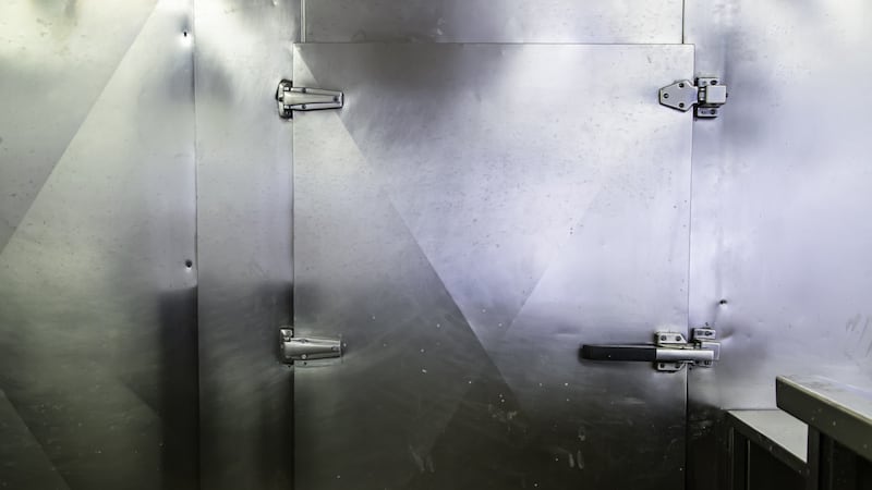 Camara frigorifica, detail of industrial refrigerator