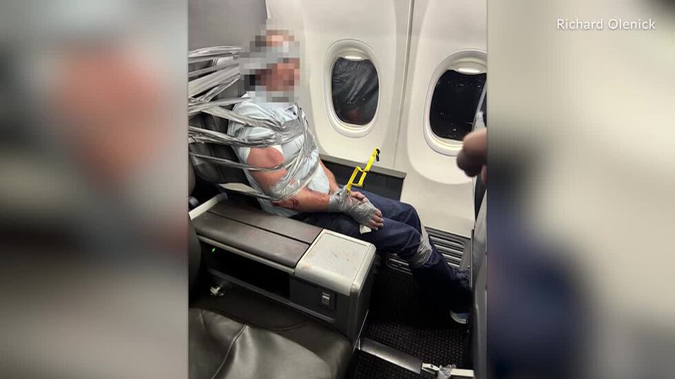 A man was arrested for alleged unruly behavior on an American Airlines flight