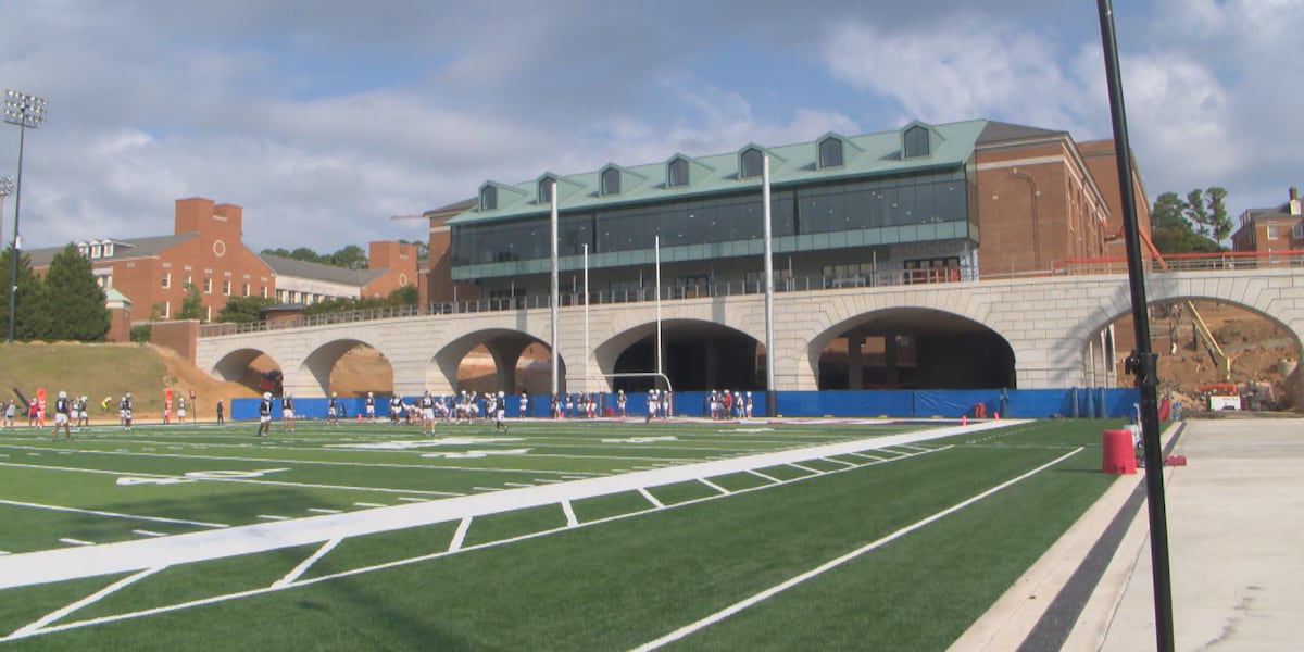 Samford football practices on new field for the first time ahead of 2024 season