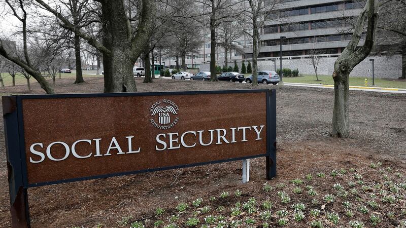 FILE - The Social Security Administration's main campus is seen in Woodlawn, Md., Jan. 11,...