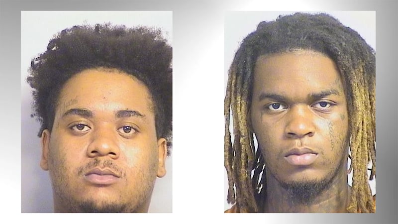 Keyontae Jones (left) & Kemarkus Antonio Allen (right) are both charged with seven counts of...