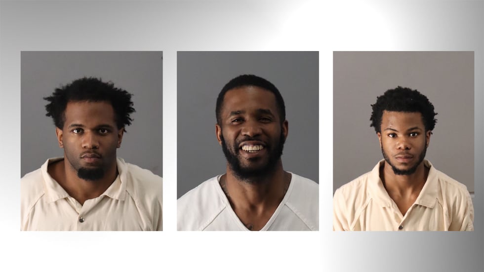 Left to right: 22-year-old Rico Wells, 27-year-old Algie Surrell Jr., 19-year-old Kavari Wells