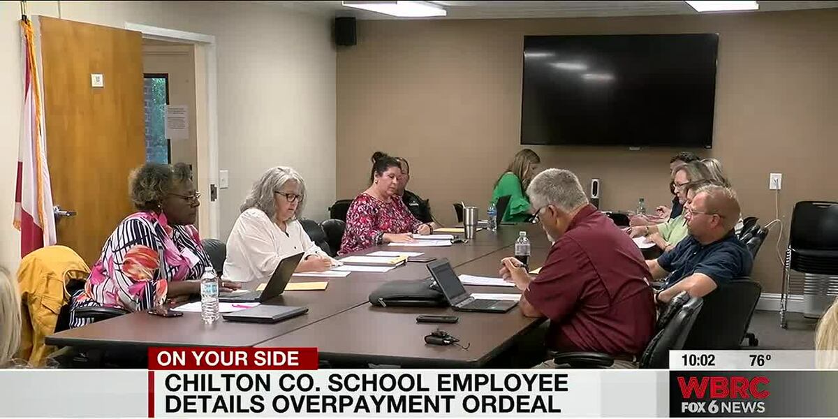 Another Chilton County school employee comes forward with overpayment