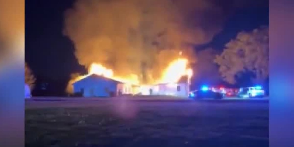 Colbert County church burns down in overnight fire
